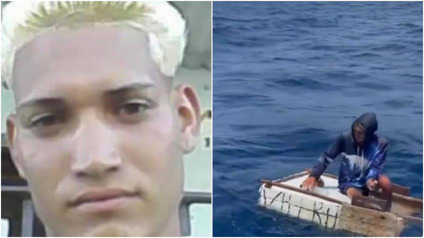 Identifican al balsero cubano que sobrevivió 10 días en el mar en un bote en el que murieron otros 3