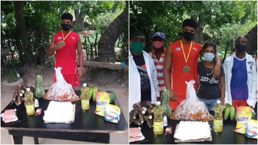 Un combo de alimentos y aseo fue el premio al boxeador cubano Ronny Álvarez por una medalla de oro en un clasificatorio para el Panamericano