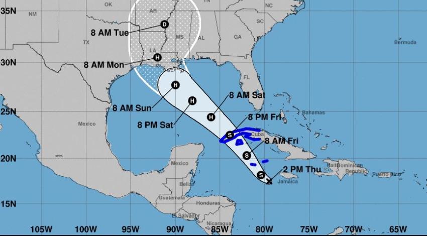 Depresión tropical en el Caribe que podría convertirse en huracán amenaza el occidente de Cuba