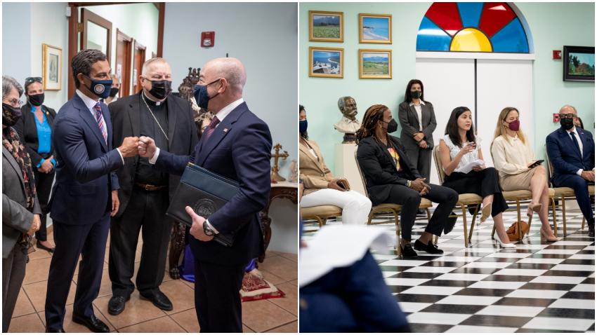 Secretario de Seguridad Nacional de Estados Unidos se reúne con cubanoamericanos en Miami para hablar sobre Cuba