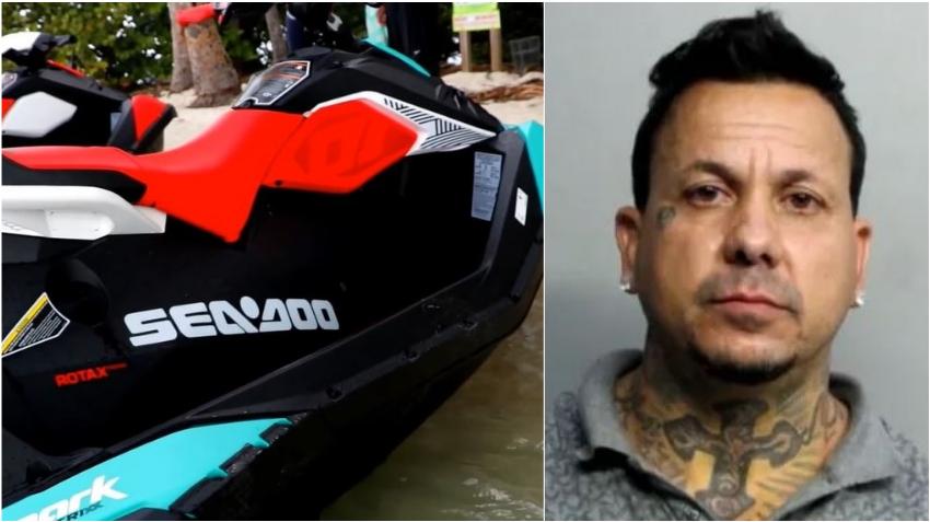 Cubano de Miami arrestado por robar dos Jet Ski de una vivienda en Miami Beach