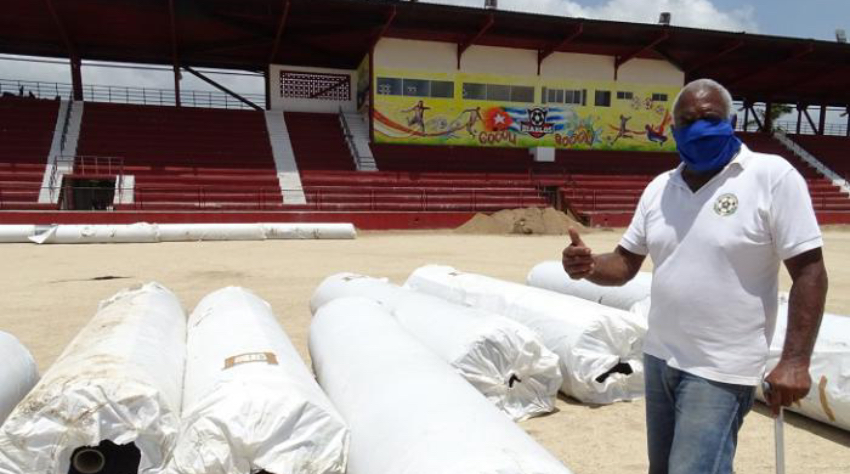 A punto de concluirse el estadio de fútbol más moderno de Cuba, asegura la prensa estatal