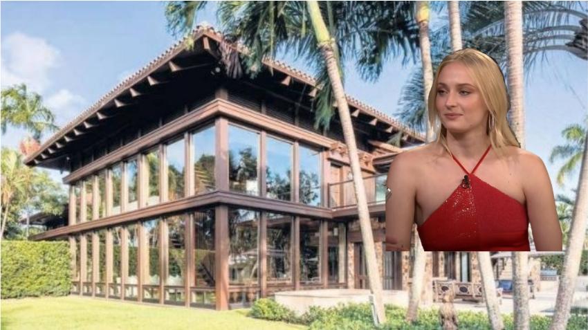 Antigua mansión de Willy Chirino en Miami fue comprada por 11 millones de dólares por la actriz de Games of Thrones Sophie Turner y su pareja
