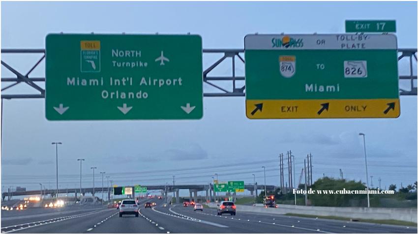 Conductor abre fuego contra otro auto en el Turnpike en Miami