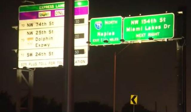 Policía busca a conductor que huyó de la escena tras accidente en Palmetto Expressway en Miami Lakes