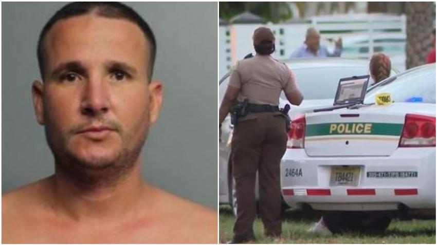 Policía arresta al hombre de Miami acusado de derribar la puerta de su vecino y dispararle