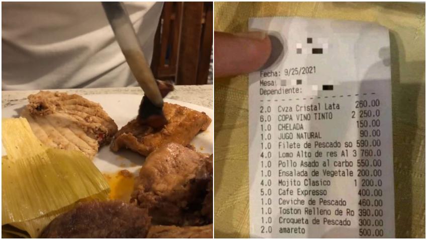 Precios de escándalo en los restaurantes en Cuba