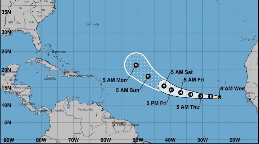 Se forma la Tormenta Tropical Larry en el Atlántico