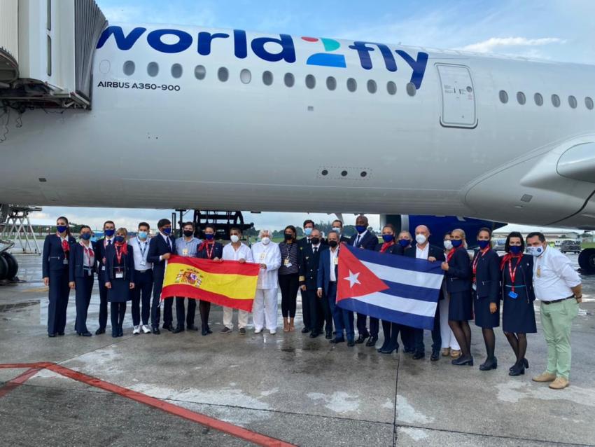 De España a La Habana vuelo inaugural de la aerolínea World2Fly