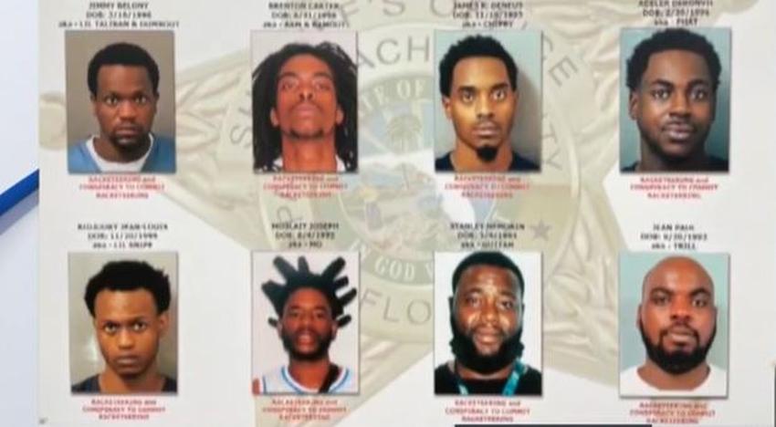 Arrestan a 9 miembros de pandilla en el sur de la Florida acusados de participar en más de 50 tiroteos
