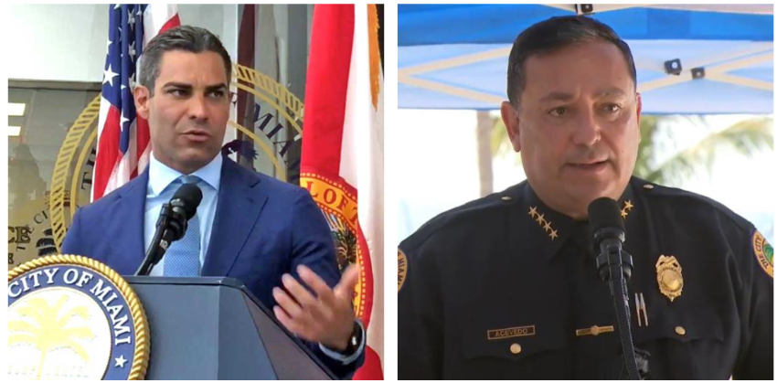 Francis Suárez apoya la decisión de separar a Arturo Acevedo de su cargo como jefe de la policía de Miami