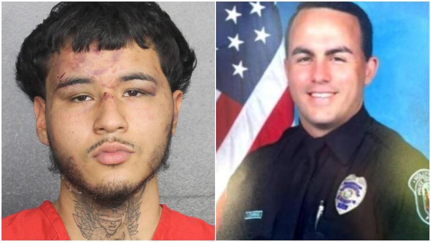 Joven de 18 años con largo historial criminal identificado como el asesino de policía cubano en el Sur de la Florida