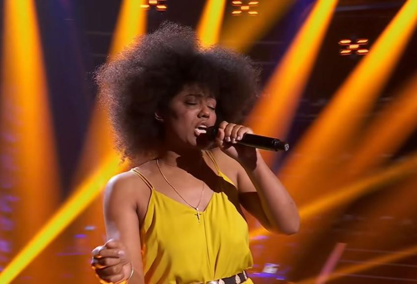 Cubana participa en el penúltimo programa de las audiciones a ciega de la voz de España
