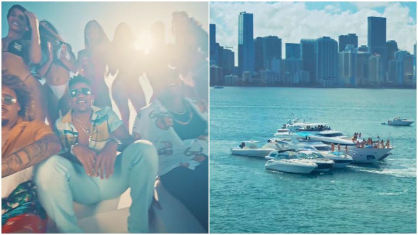 Con espectaculares vistas de Miami Gente de Zona estrena el tema "Háblame de Miami"
