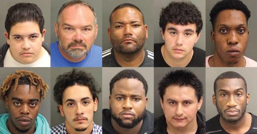 Autoridades en Florida arrestan a 10 hombres que planeaban encuentros con menores de edad