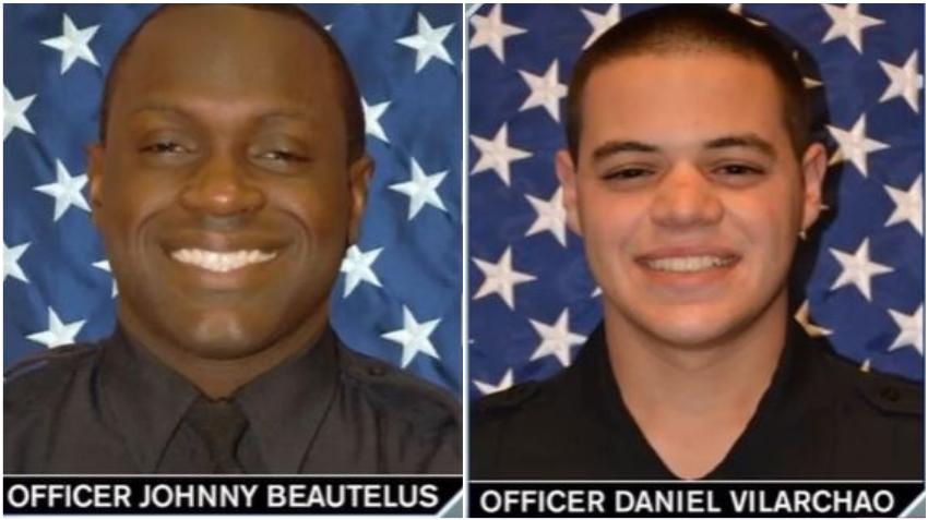 Identifican a los dos policías heridos por un cubano en tiroteo afuera del Departamento Policial en el Doral