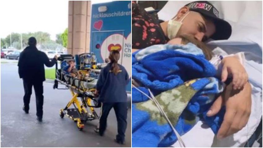 El hijo de Baby Lores recibe el alta médica y ya está en su casa