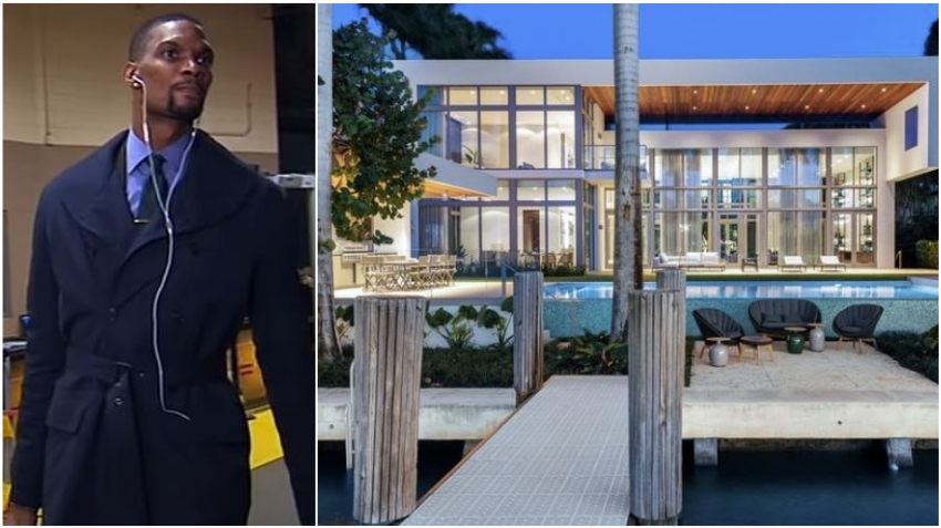 Antigua mansión en Miami Beach de la estrella de la NBA Chris Bosh vuelve a estar a la venta ahora por $42 millones