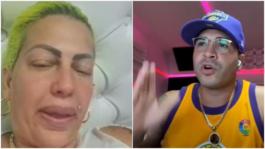 La Diosa de Cuba y Yomil intercambian mensajes por el 15N