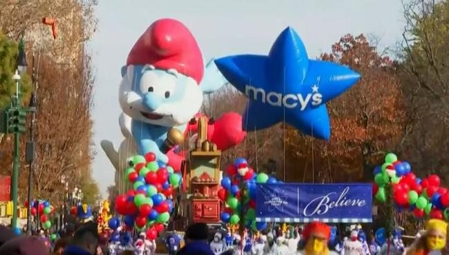 Desfile completo de Macy's del Día de Acción de Gracias regresó este jueves a NYC por primera vez después de la pandemia