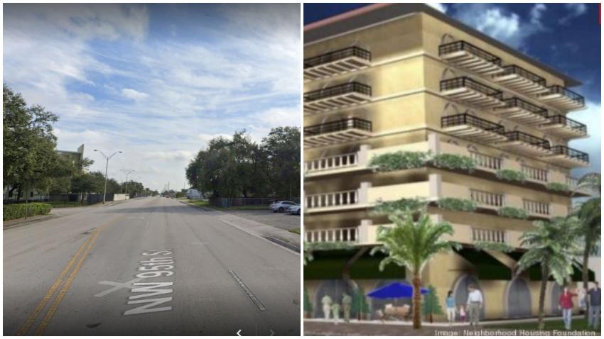Proponen construcción de edificio con apartamentos asequibles en el barrio de Miami Liberty City