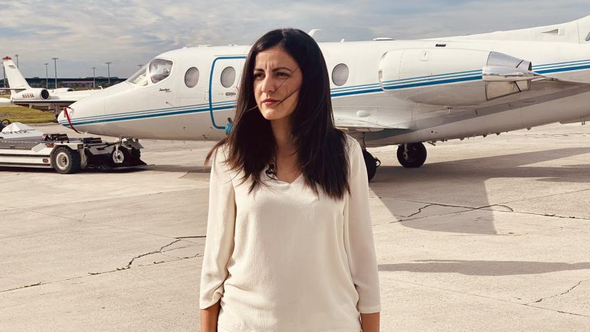 Rosa María Payá desde el aeropuerto esperando autorización para viajar a Cuba