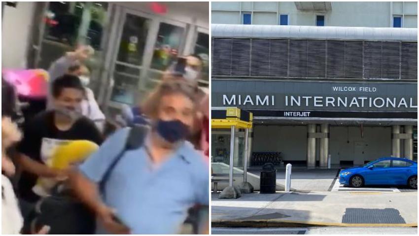 Pasajeros quedan varados en el Aeropuerto de Miami