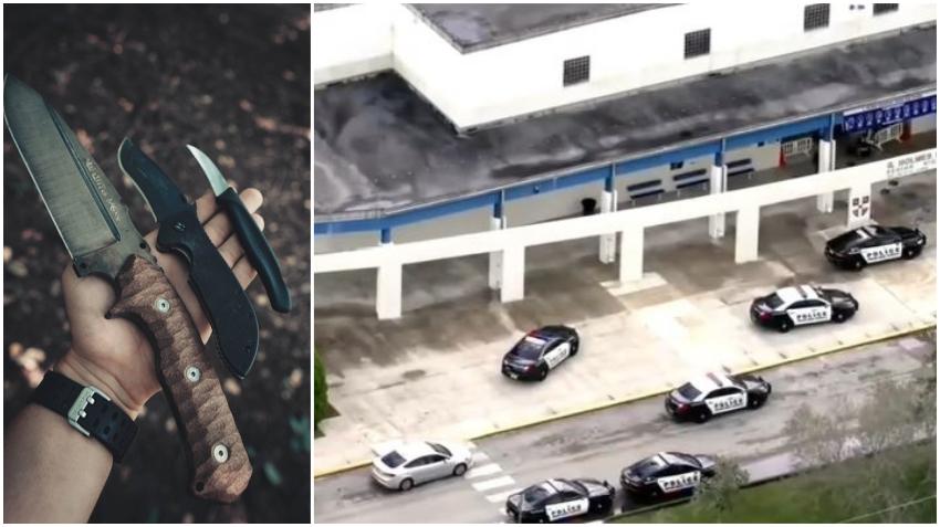 Estudiante de 12 años es arrestado en la escuela por llevar 4 cuchillos en la mochila