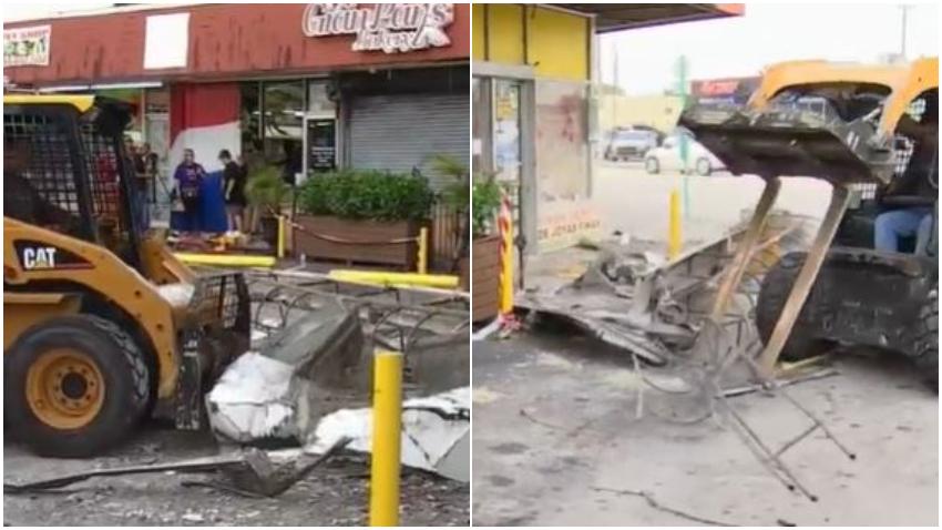 Colapsa parte del techo de una dulcería cubana en La Pequeña Habana de Miami
