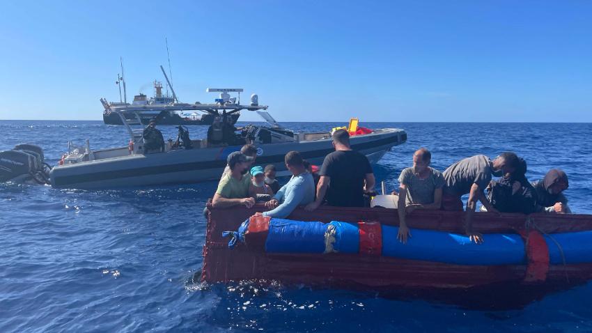 Durante el fin de semana la Guardia Costera de Estados Unidos intercepta 28 balseros cubanos