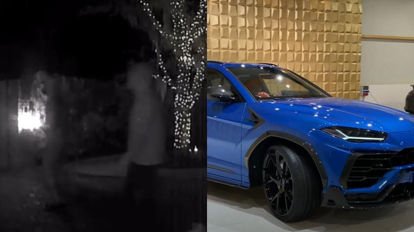 Se roban Lamborghini SUV valorado en casi 300 mil dólares del portal de una casa en Miami