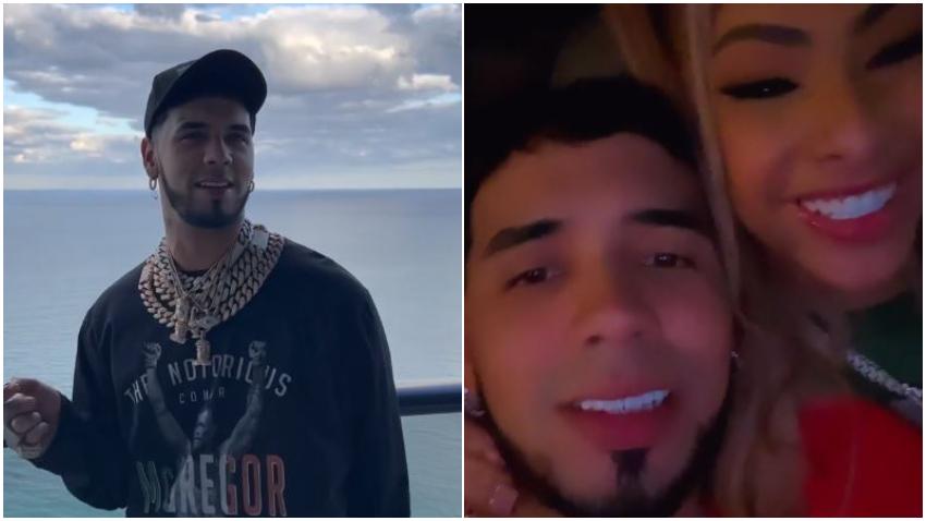 Anuel AA and his new partner Yailin share romantic messages on their social networks