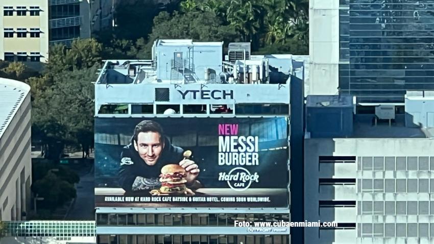 Lanzan en Miami en sociedad con Lionel Messi una hamburguesa inspirada en el futbolista