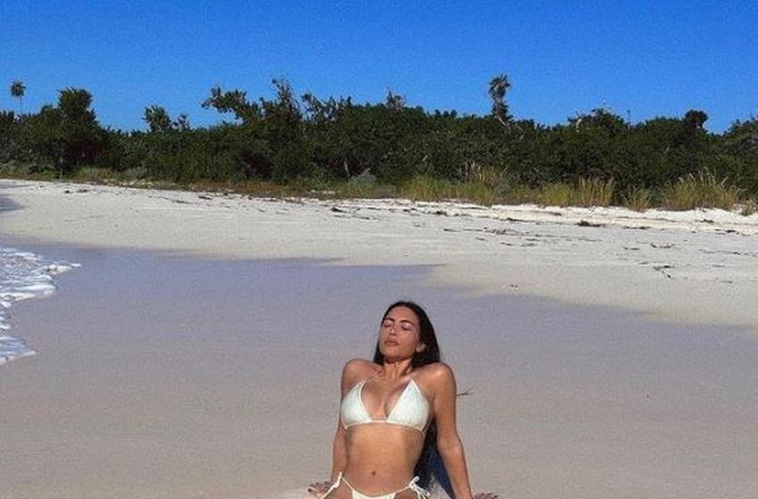 Kim Kardashian presume de cuerpazo mientras disfruta de la naturaleza
