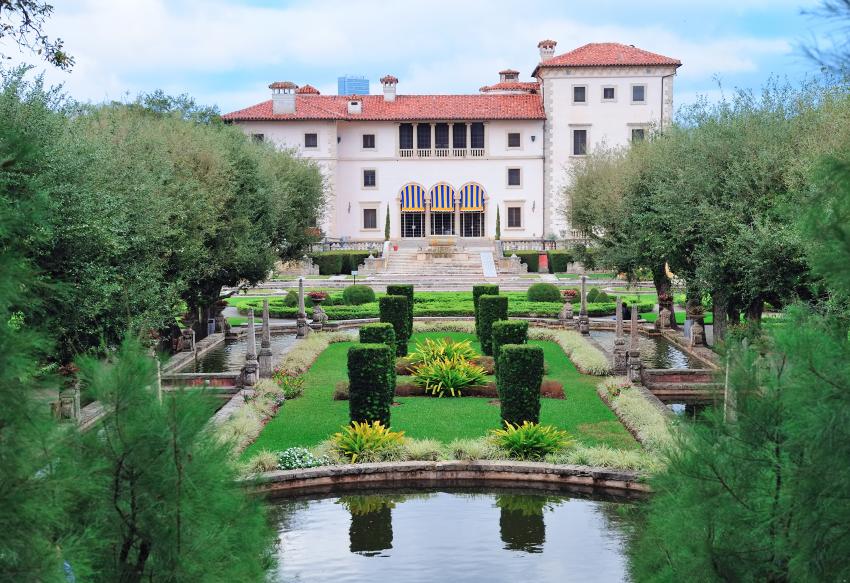 Mansión de Vizcaya en Miami escogida como la segunda más hermosa de Estados Unidos