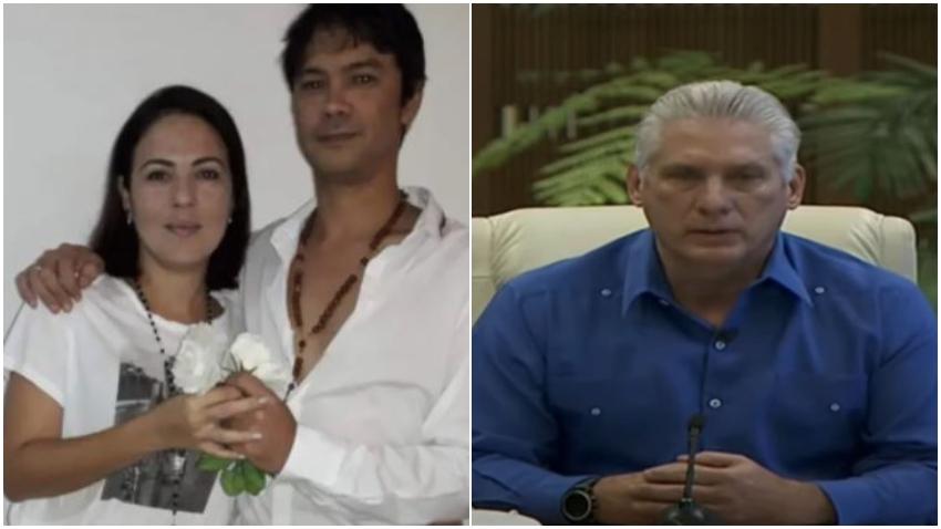 Esposa de Yunior García  culpa a Díaz-Canel como el culpable de su exilio forzoso y no poder estar con su familia el fin de año