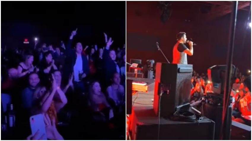 El cantante español Alex Ubago fue recibido a gritos de "Patria y Vida" en un concierto ofrecido en Miami
