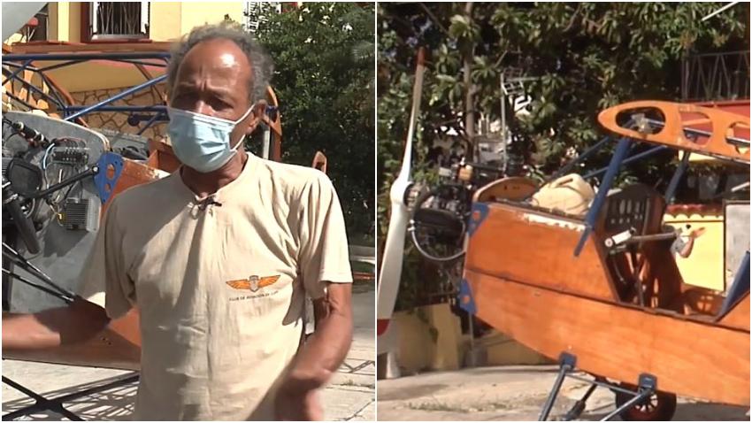 Ingeniero mecánico cubano quiere volar en Cuba su avión artesanal