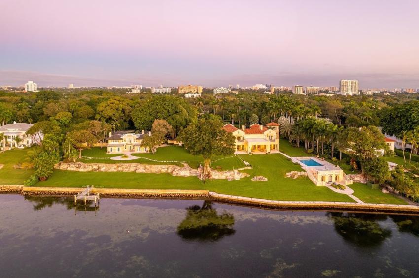 La mansión más cara de Miami está a la venta por 150 millones de dólares