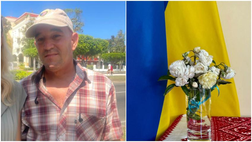 Detienen a un cubano por llevar flores a la Embajada de Ucrania en Cuba
