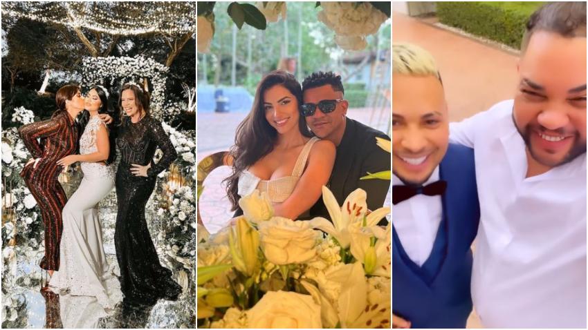 Populares y reconocidos artistas asistieron al casamiento de Jacob Forever con La Dura en Miami