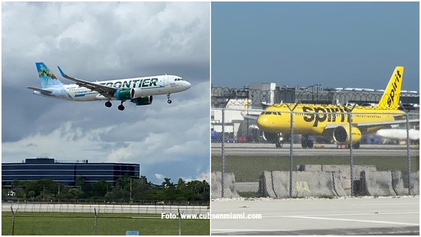 Aerolínea Frontier comprará Spirit por cerca de 3 mil millones de dólares
