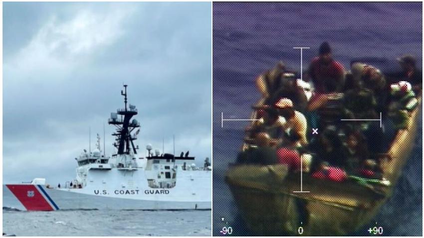 Repatrian 42 balseros que fueron interceptados por la Guardia Costera de Estados unidos este fin de semana