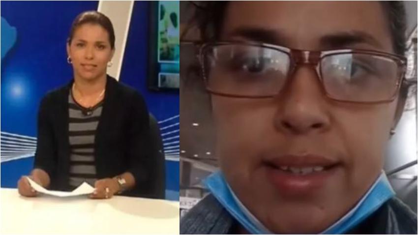 Ex funcionaria de la televisión cubana llega a Colombia con su marido y pide asilo político
