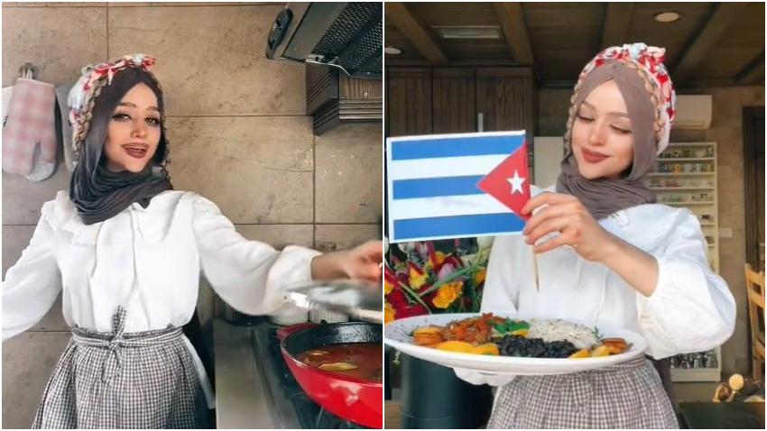 Popular Influencer libanesa  comparte en redes sociales las comidas típicas de Cuba