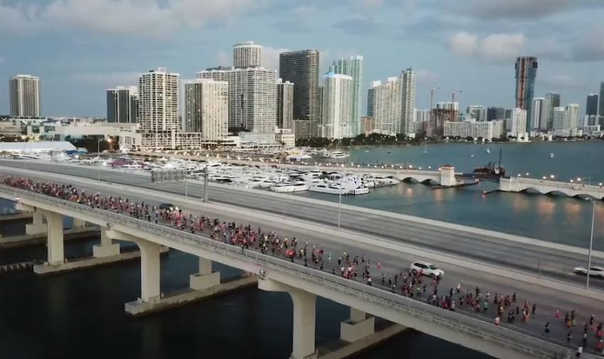 Se espera que más de 15,000 corredores participen en el maratón de Miami del domingo
