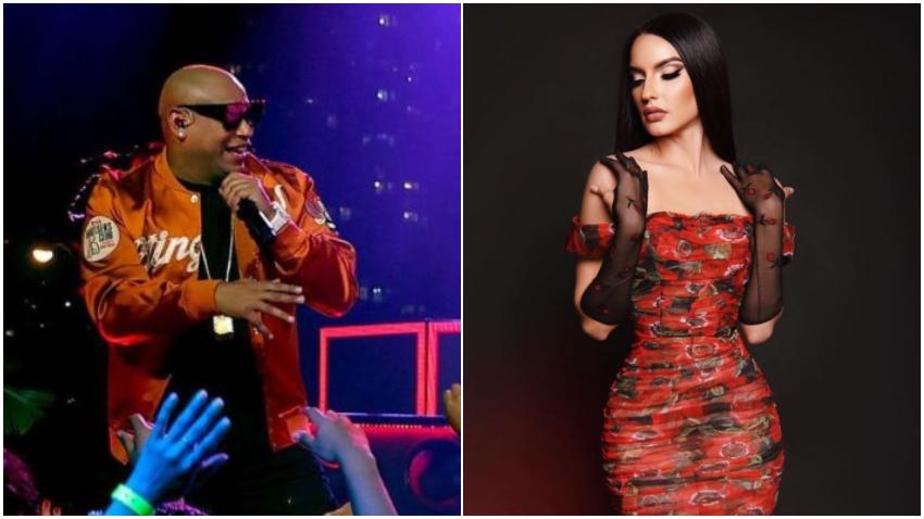 Modelo cubana Mily Alemán acompaña a Alexander Delgado en Premio lo Nuestro en medio de rumores de separación