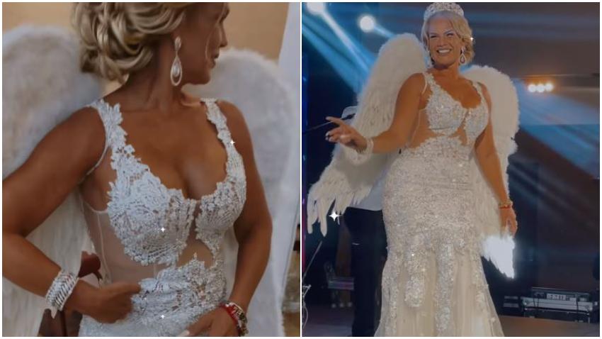 Niurka Marcos desfila en un evento de moda en Las Vegas vestida de Niurka Marcos desfila en un evento de moda en Las Vegas vestida de