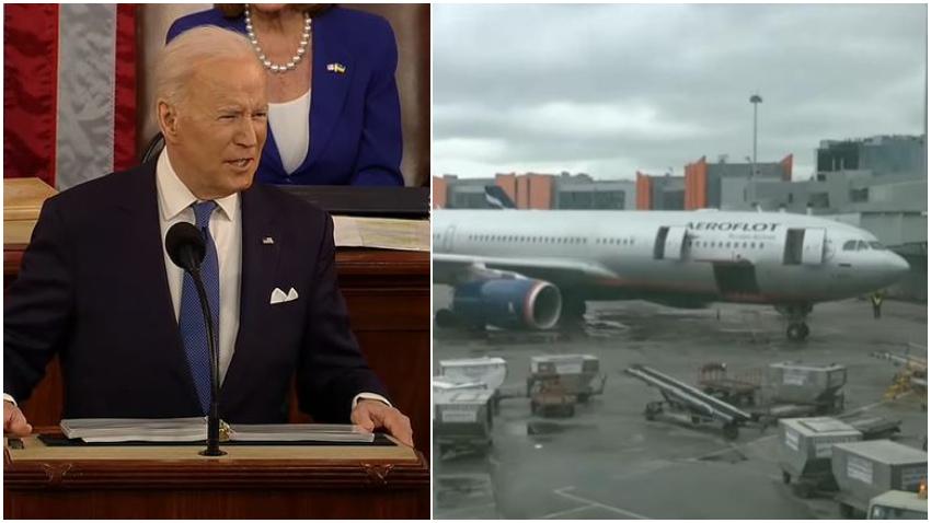Estados Unidos prohíbe el vuelo de aviones de Rusia sobre su espacio aéreo