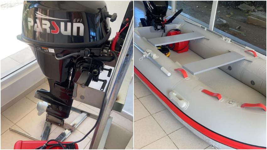 Tienda con venta de productos náuticos en Marina Hemingway asegura que balsa que parecía estar a la venta era solo una exhibición